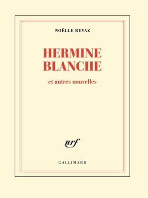 cover image of Hermine Blanche et autres nouvelles